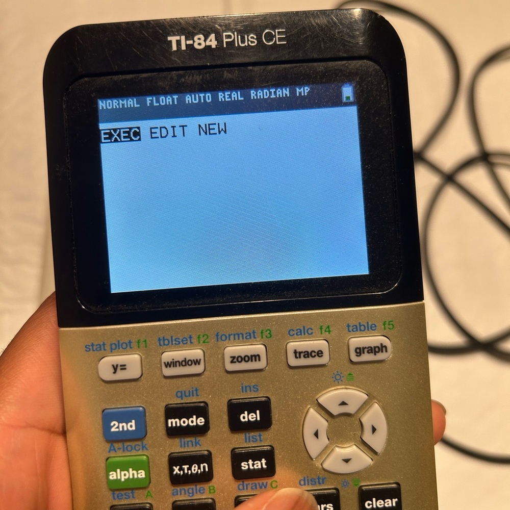 Texas Instruments TI-84 Plus CE Graphing Calculator Tested WITH Case Cable Gold - Picture 11 of 11